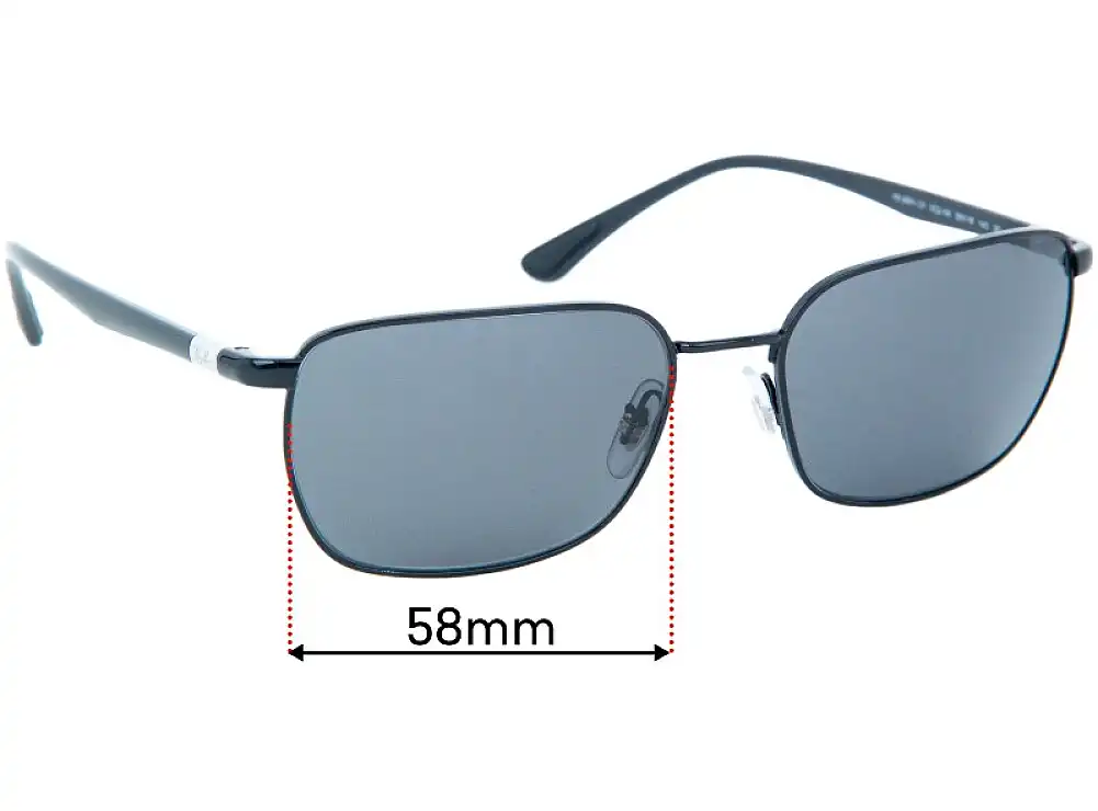 Ray-Ban RB3684 58mm Replacement Lenses